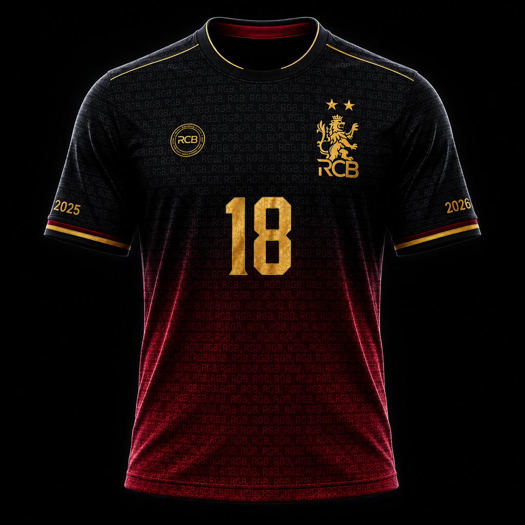FORXA — RCB × VIRAT 18 CUSTOMIZED JERSEY