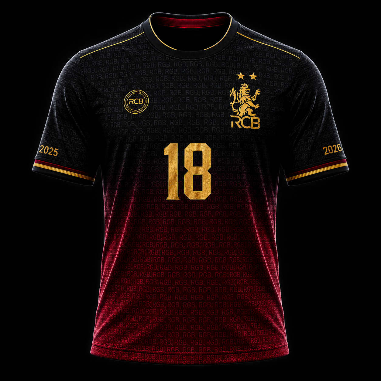 FORXA — RCB × VIRAT 18 CUSTOMIZED JERSEY
