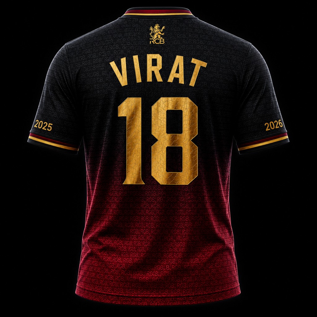 FORXA — RCB × VIRAT 18 CUSTOMIZED JERSEY