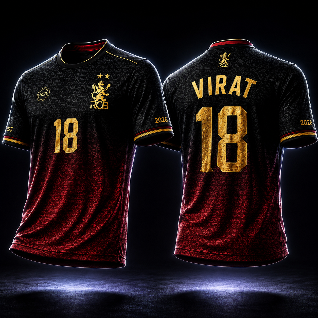 FORXA — RCB × VIRAT 18 CUSTOMIZED JERSEY