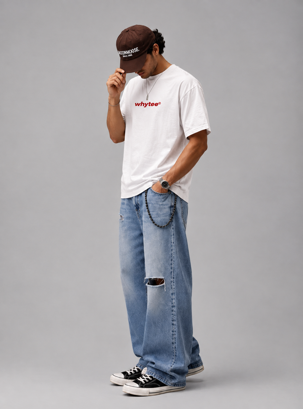 FORXA ONLY LOVE OVERSIZED TEE