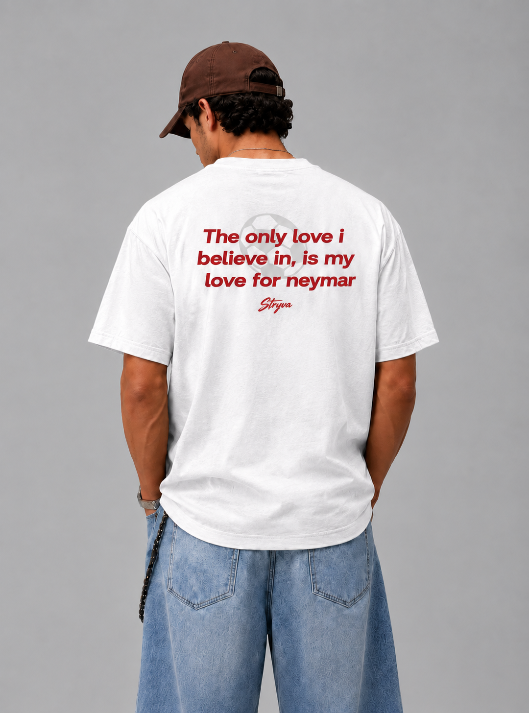 FORXA ONLY LOVE OVERSIZED TEE