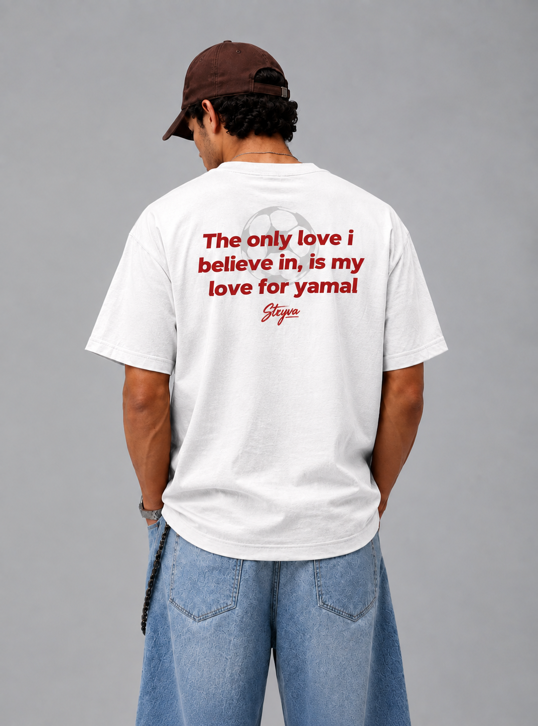 FORXA ONLY LOVE OVERSIZED TEE