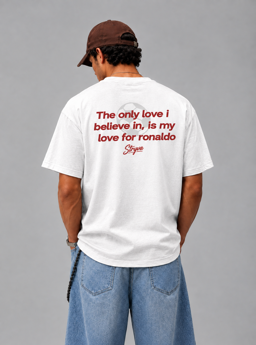 FORXA ONLY LOVE OVERSIZED TEE