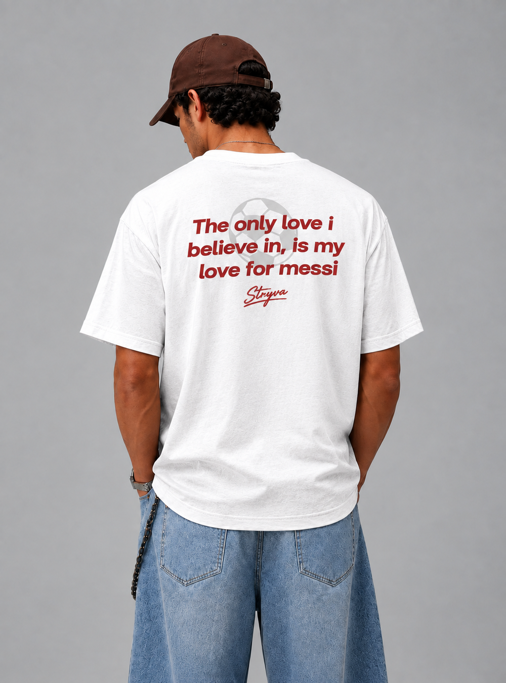 FORXA ONLY LOVE OVERSIZED TEE