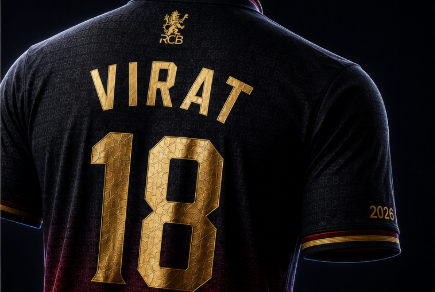 FORXA — RCB × VIRAT 18 CUSTOMIZED JERSEY