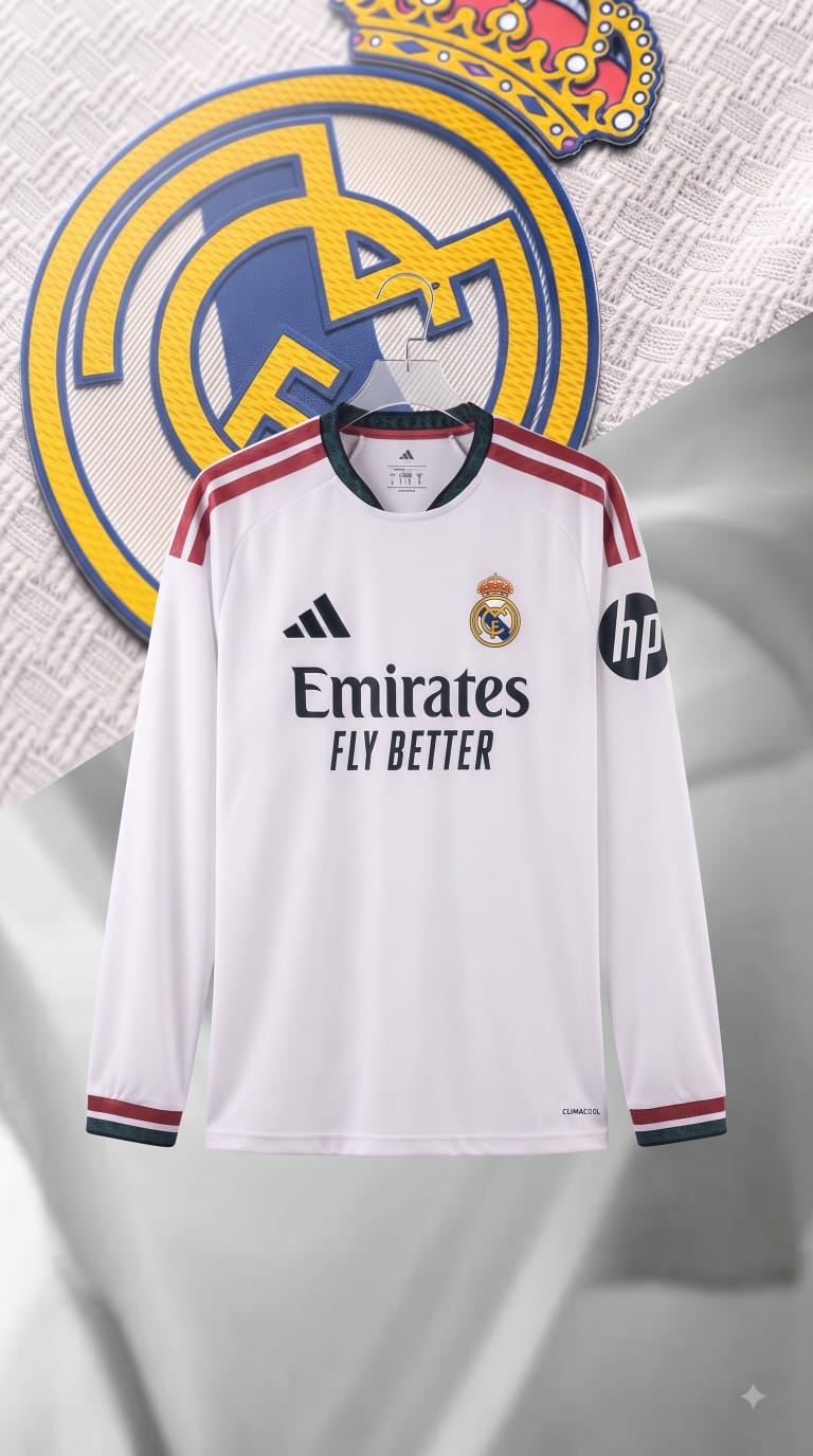 Real Madrid Home 26/27 Player Version with Sleeves