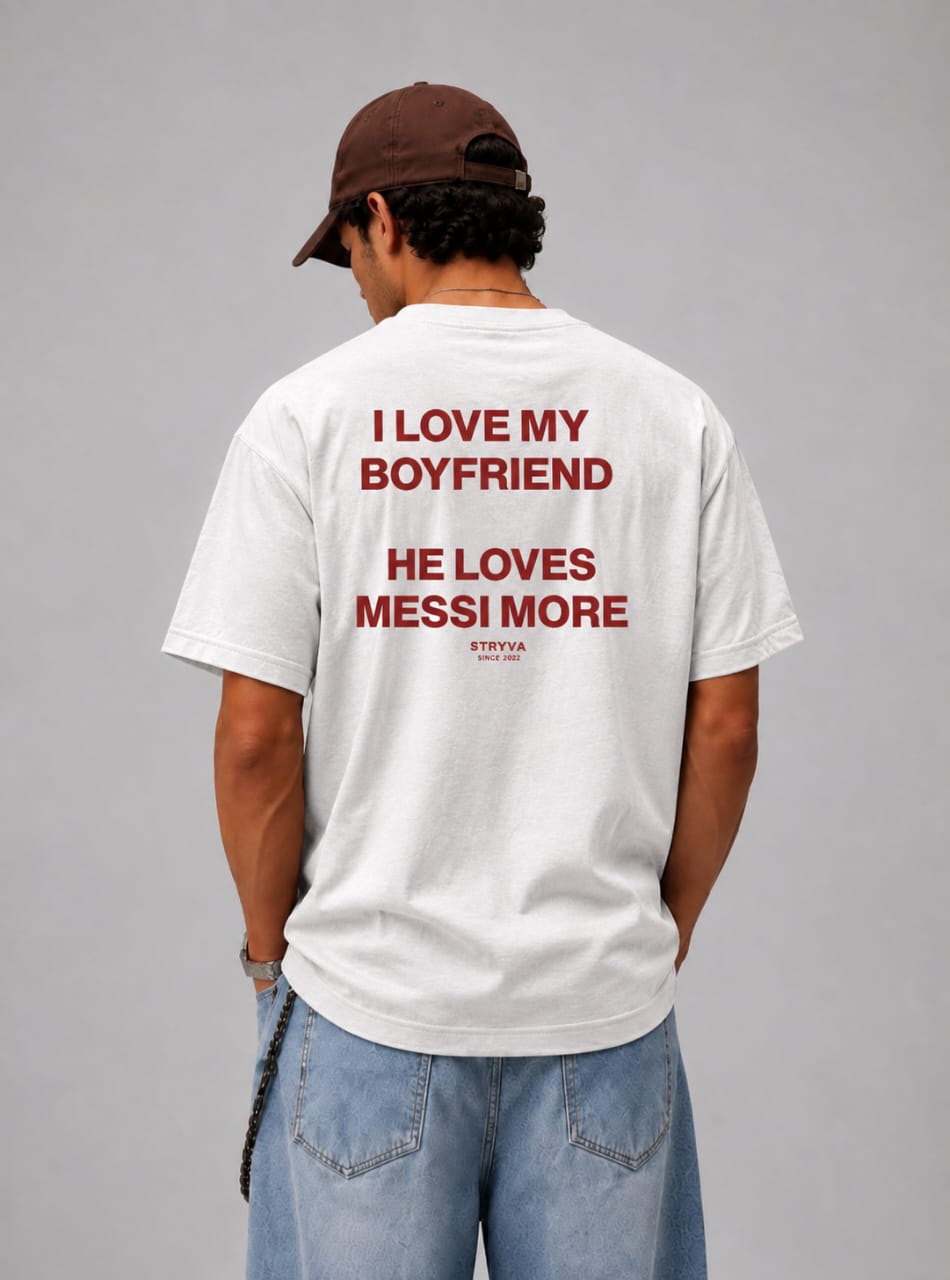 BOYFRIEND LOVE MESSI TEE
