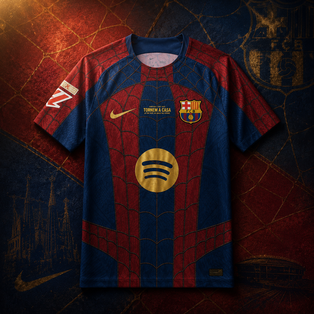 Spider Man x Barcelona - Player Version